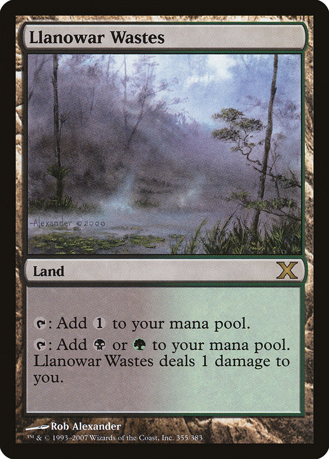 Llanowar Wastes [Tenth Edition] | Card Merchant Takapuna