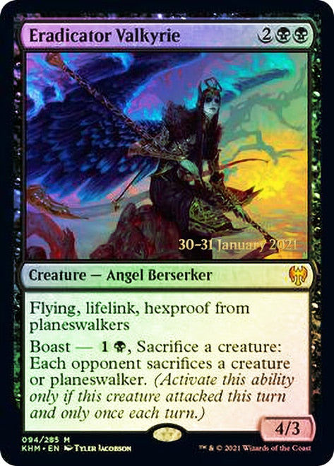 Eradicator Valkyrie [Kaldheim Prerelease Promos] | Card Merchant Takapuna