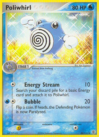 Poliwhirl (46/112) [EX: FireRed & LeafGreen] | Card Merchant Takapuna
