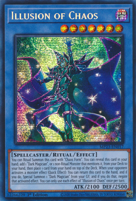 Illusion of Chaos [MP23-EN017] Prismatic Secret Rare | Card Merchant Takapuna