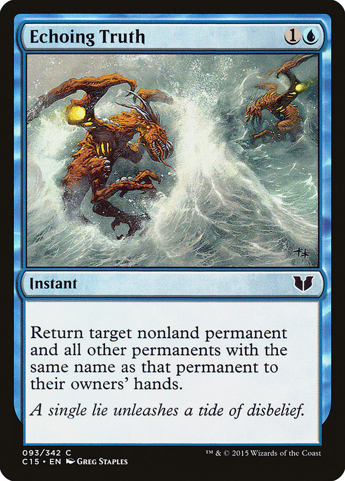 Echoing Truth [Commander 2015] | Card Merchant Takapuna