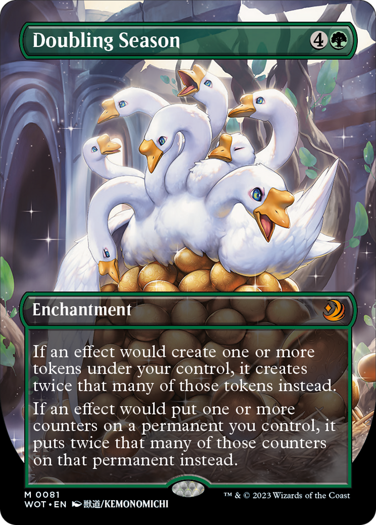Doubling Season (Anime Borderless) [Wilds of Eldraine: Enchanting Tales] | Card Merchant Takapuna