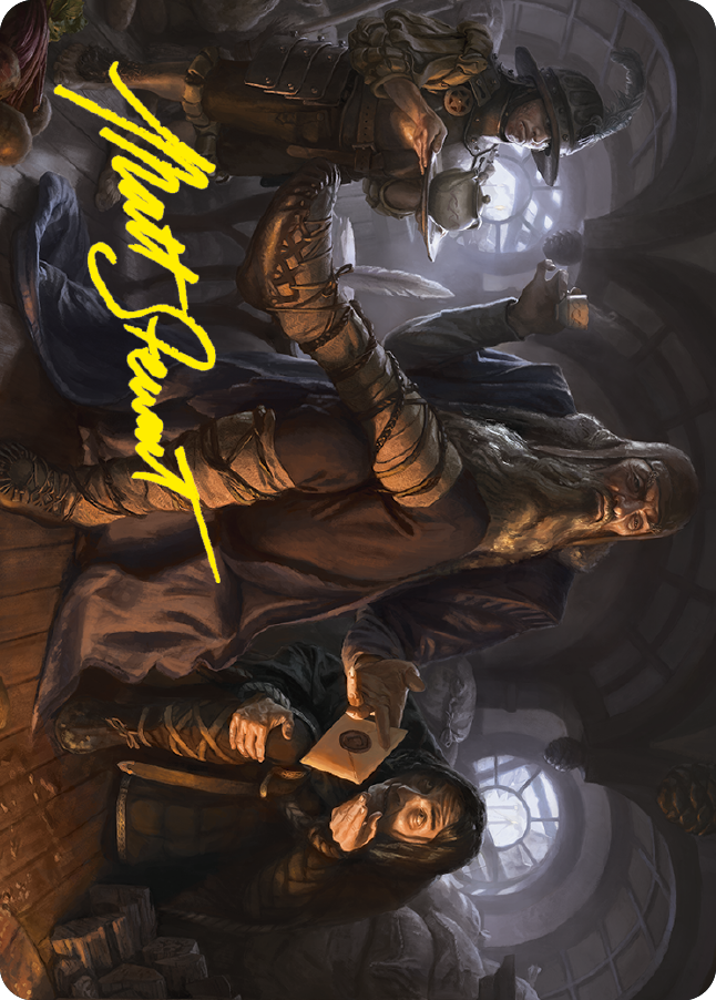 Sharkey, Tyrant of the Shire Art Card (Gold-Stamped Signature) [The Lord of the Rings: Tales of Middle-earth Art Series] | Card Merchant Takapuna