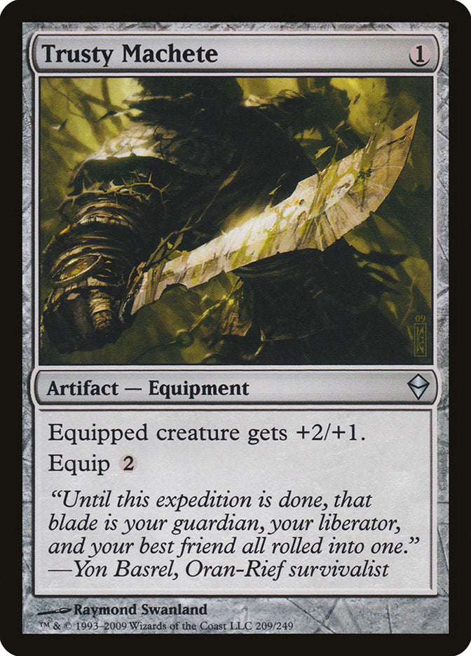 Trusty Machete [Zendikar] | Card Merchant Takapuna