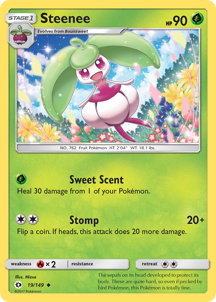 Steenee (19/149) [Sun & Moon: Base Set] | Card Merchant Takapuna