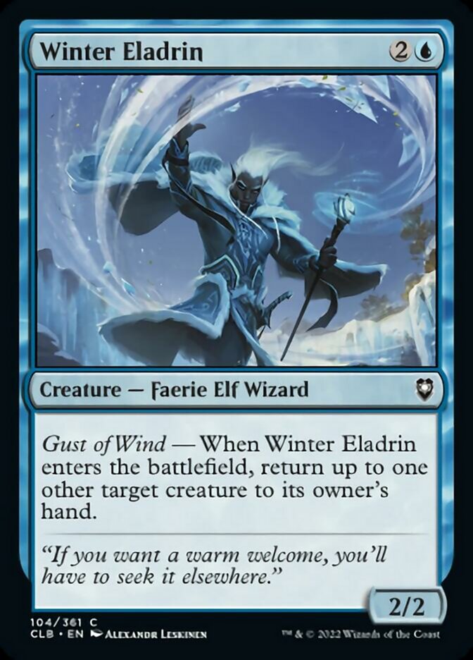 Winter Eladrin [Commander Legends: Battle for Baldur's Gate] | Card Merchant Takapuna