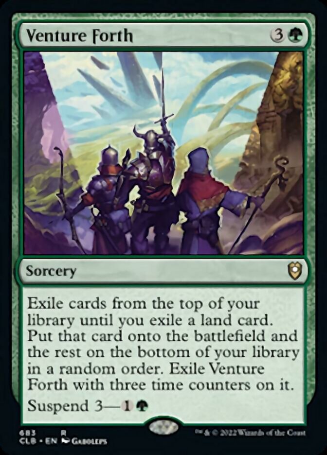 Venture Forth [Commander Legends: Battle for Baldur's Gate] | Card Merchant Takapuna