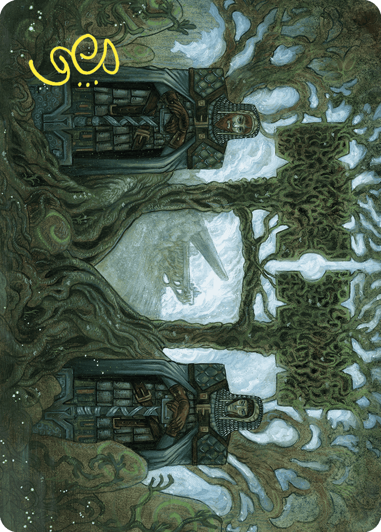 Court of Garenbrig Art Card (Gold-Stamped Signature) [Wilds of Eldraine Art Series] | Card Merchant Takapuna