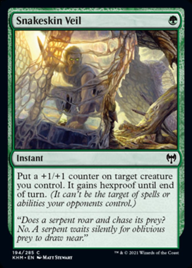 Snakeskin Veil [Kaldheim] | Card Merchant Takapuna