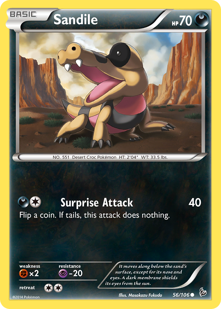 Sandile (56/106) [XY: Flashfire] | Card Merchant Takapuna