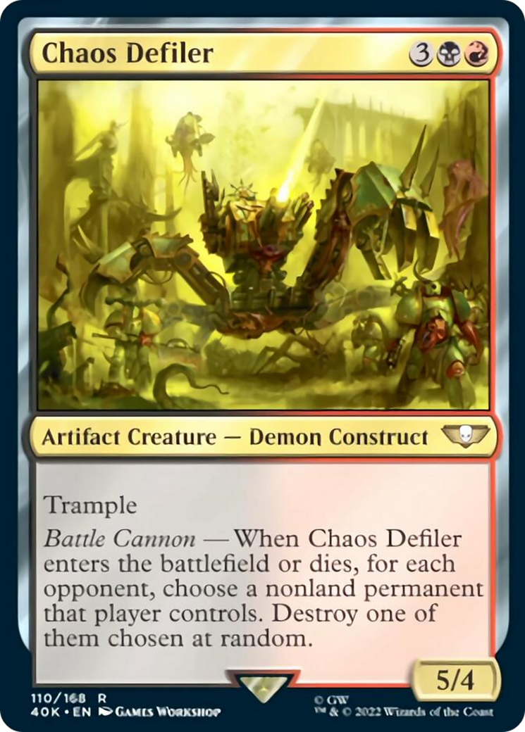 Chaos Defiler [Warhammer 40,000] | Card Merchant Takapuna