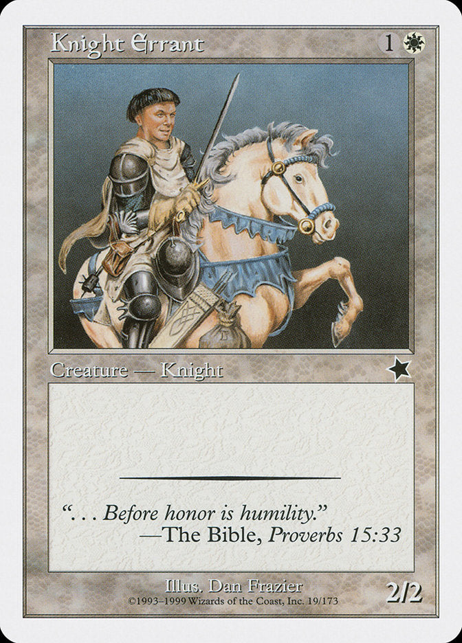 Knight Errant [Starter 1999] | Card Merchant Takapuna