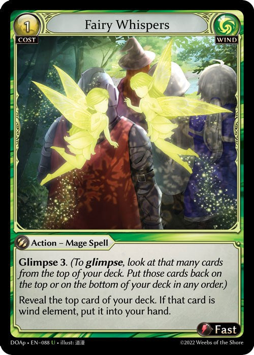 Fairy Whispers (088) [Dawn of Ashes: Prelude] | Card Merchant Takapuna