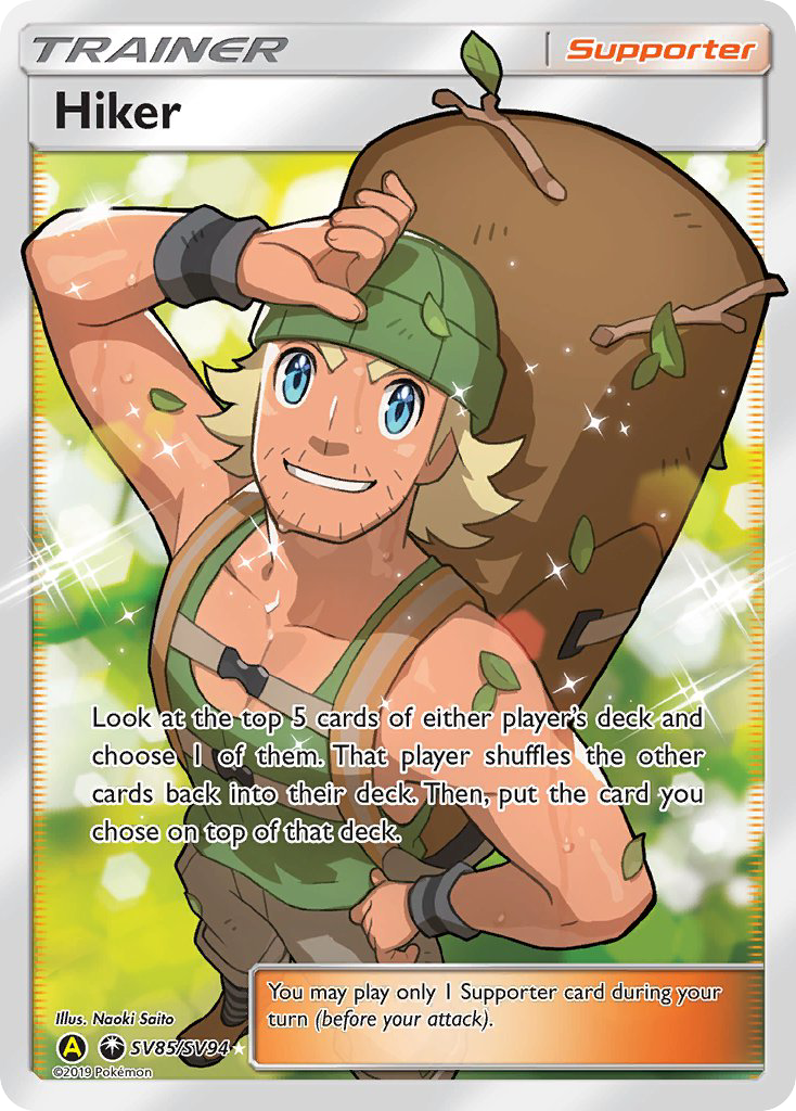 Hiker (SV85/SV94) [Sun & Moon: Hidden Fates - Shiny Vault] | Card Merchant Takapuna