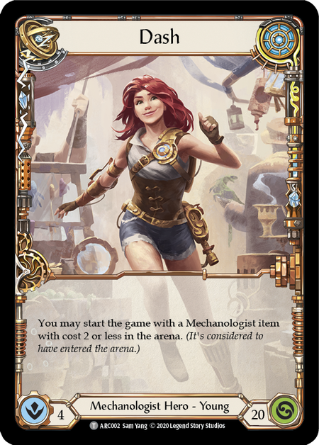 Dash // Nebula Blade [U-ARC002 // U-ARC077] (Arcane Rising Unlimited) | Card Merchant Takapuna