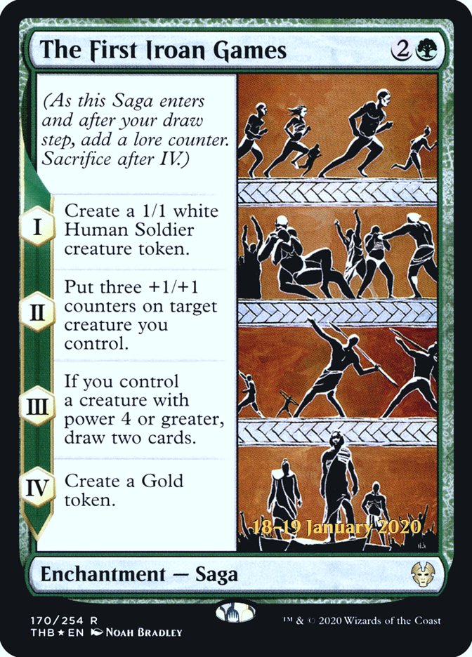 The First Iroan Games [Theros Beyond Death Prerelease Promos] | Card Merchant Takapuna