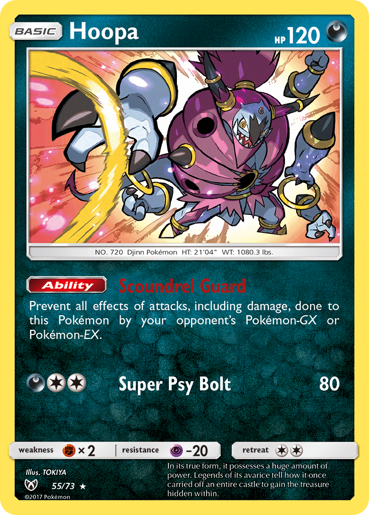 Hoopa (55/73) [Sun & Moon: Shining Legends] | Card Merchant Takapuna