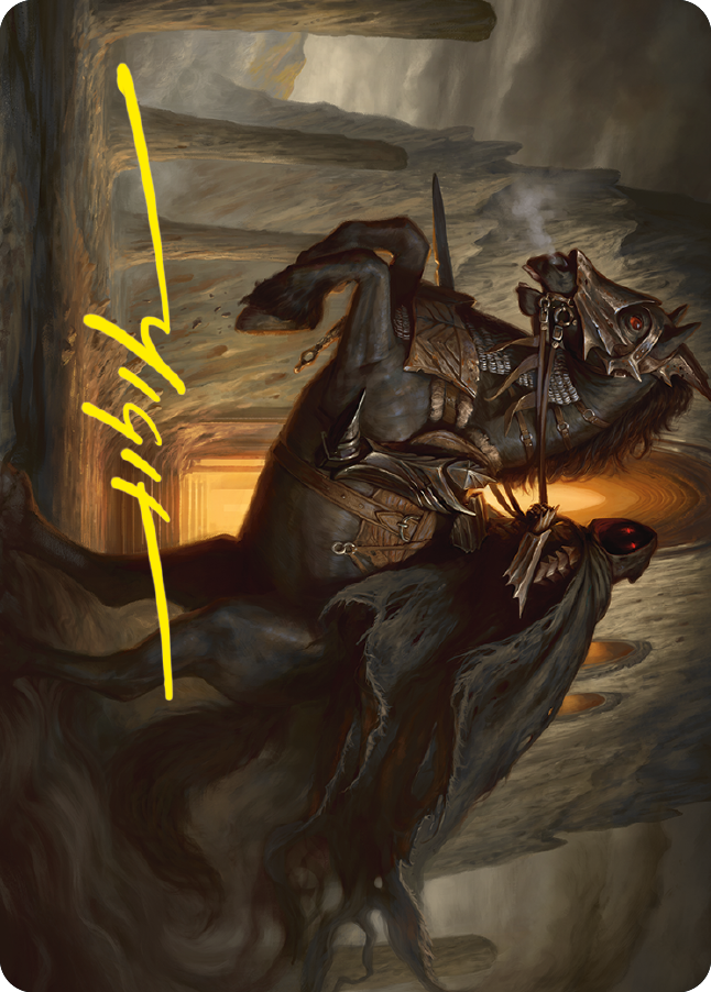 Nazgul Art Card (Gold-Stamped Signature) [The Lord of the Rings: Tales of Middle-earth Art Series] | Card Merchant Takapuna