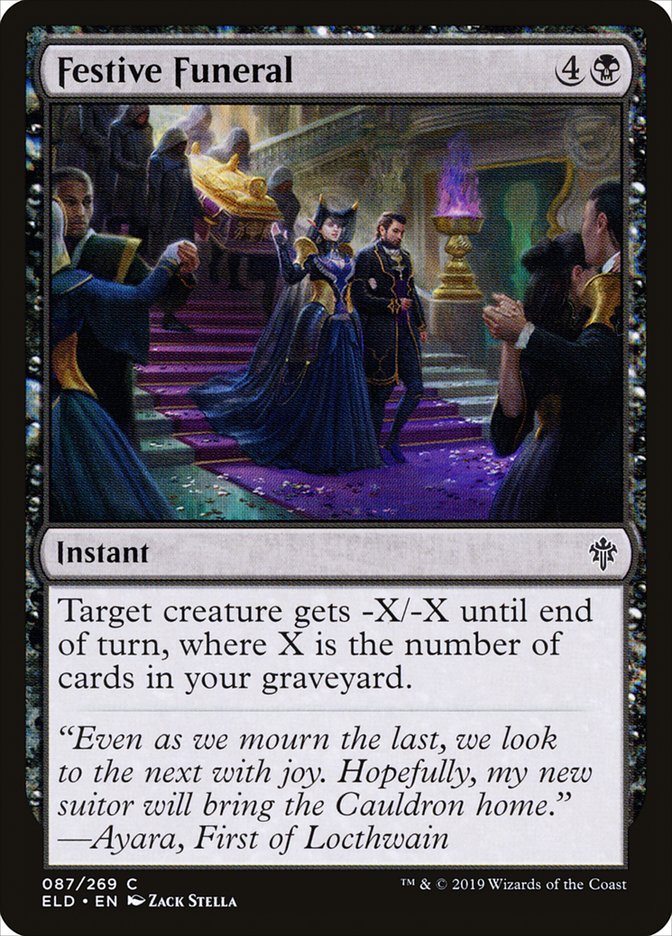 Festive Funeral [Throne of Eldraine] | Card Merchant Takapuna