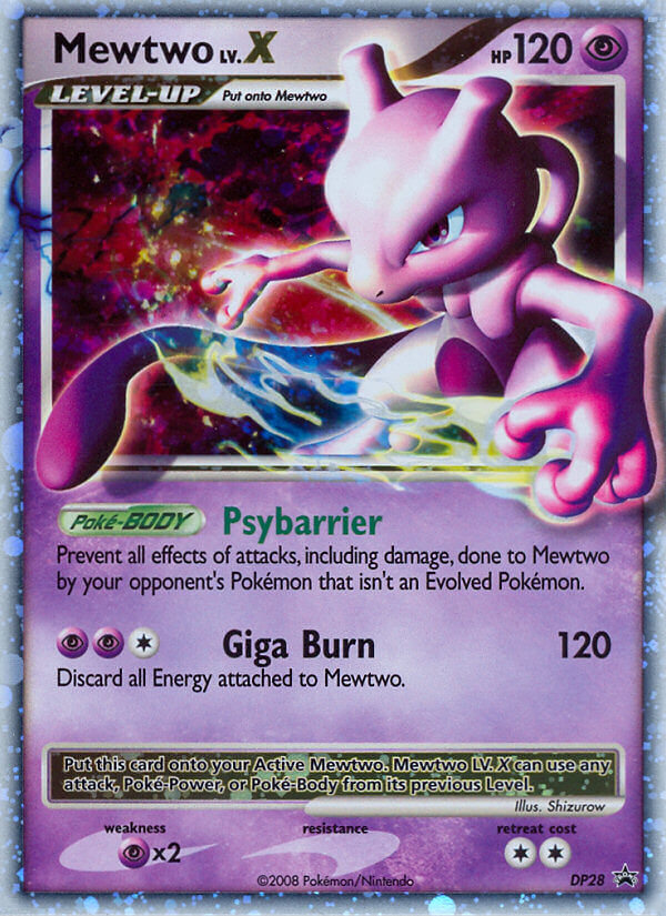 Mewtwo LV.X (DP28) [Diamond & Pearl: Black Star Promos] | Card Merchant Takapuna