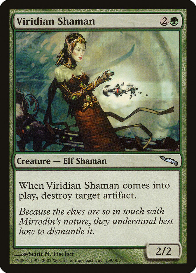 Viridian Shaman [Mirrodin] | Card Merchant Takapuna