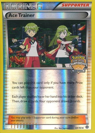 Ace Trainer (69/98) (Regional Championship Promo) [XY: Ancient Origins] | Card Merchant Takapuna