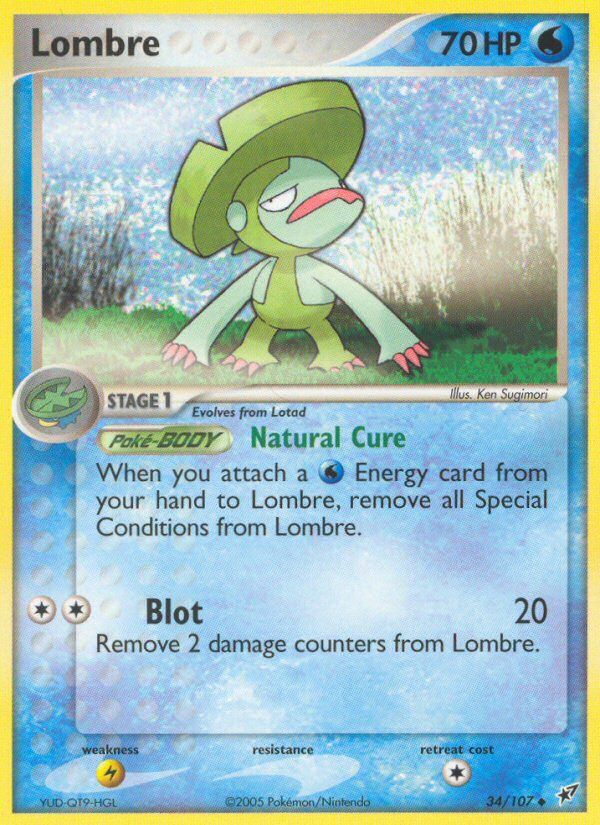 Lombre (34/107) [EX: Deoxys] | Card Merchant Takapuna