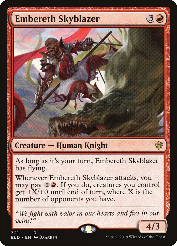 Embereth Skyblazer [Throne of Eldraine] | Card Merchant Takapuna