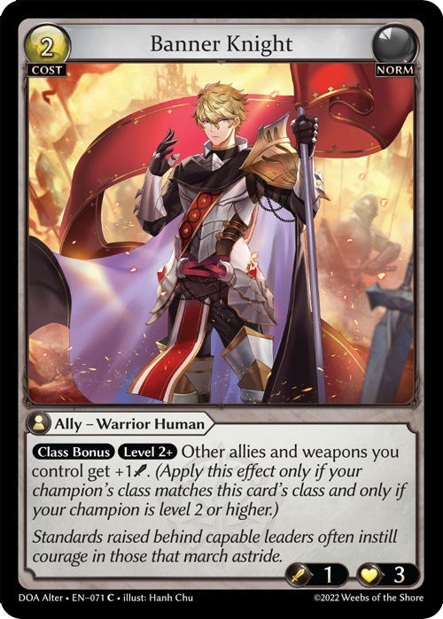 Banner Knight (071) [Dawn of Ashes: Alter Edition] | Card Merchant Takapuna