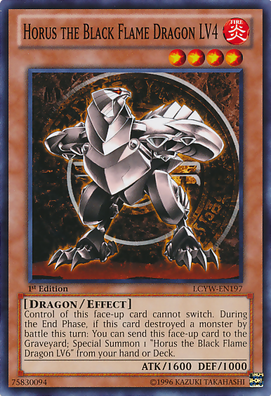 Horus the Black Flame Dragon LV4 [LCYW-EN197] Common | Card Merchant Takapuna