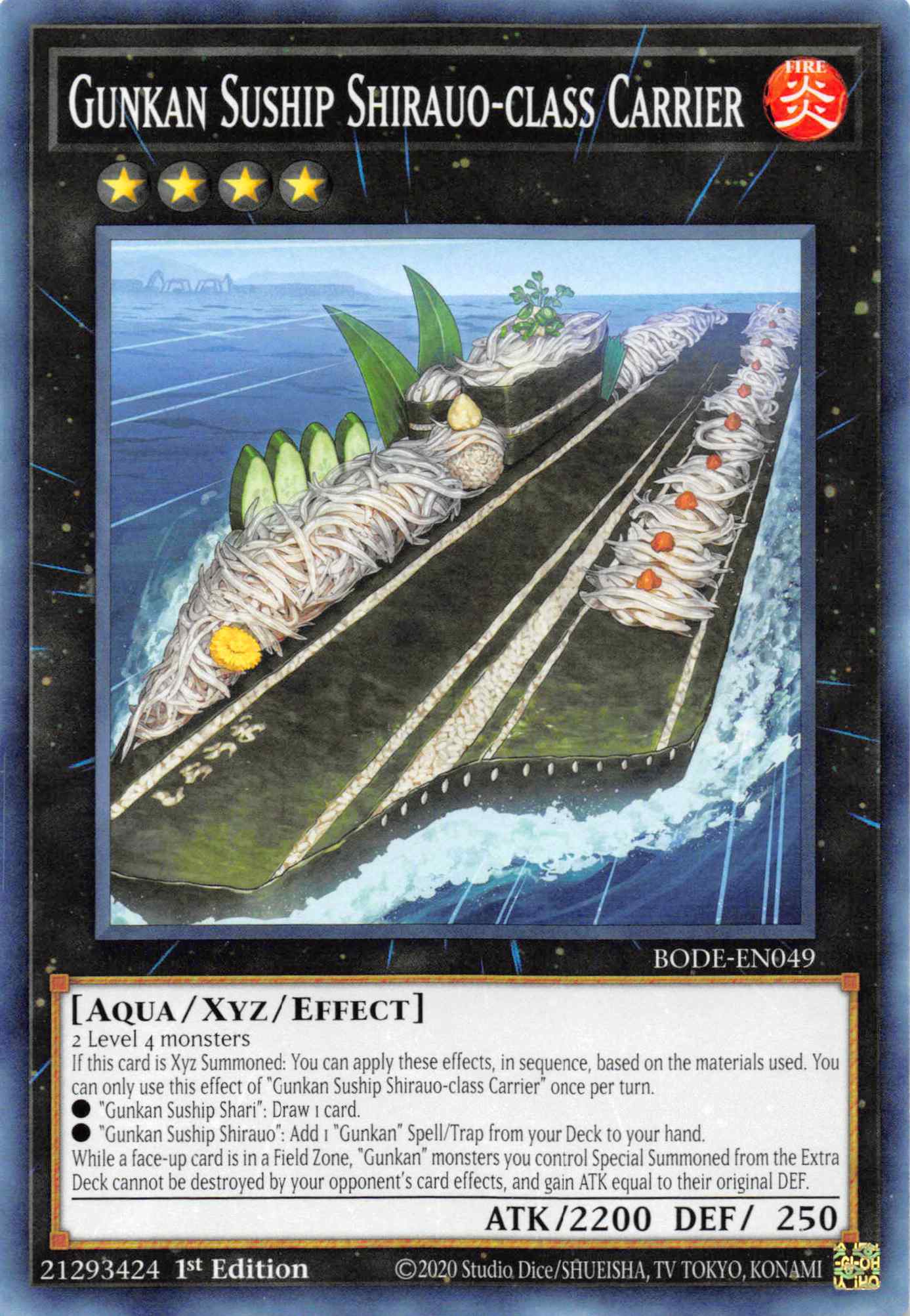 Gunkan Suship Shirauo-class Carrier [BODE-EN049] Common | Card Merchant Takapuna