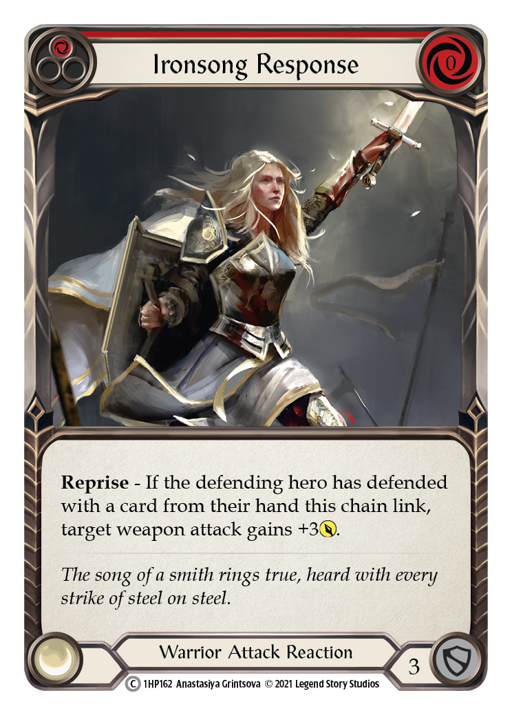 Ironsong Response (Red) [1HP162] (History Pack 1) | Card Merchant Takapuna