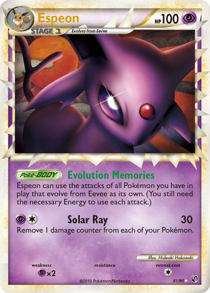 Espeon (81/90) [HeartGold & SoulSilver: Undaunted] | Card Merchant Takapuna
