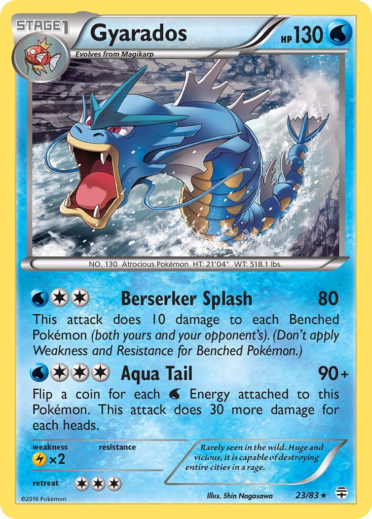 Gyarados (23/83) [XY: Generations] | Card Merchant Takapuna