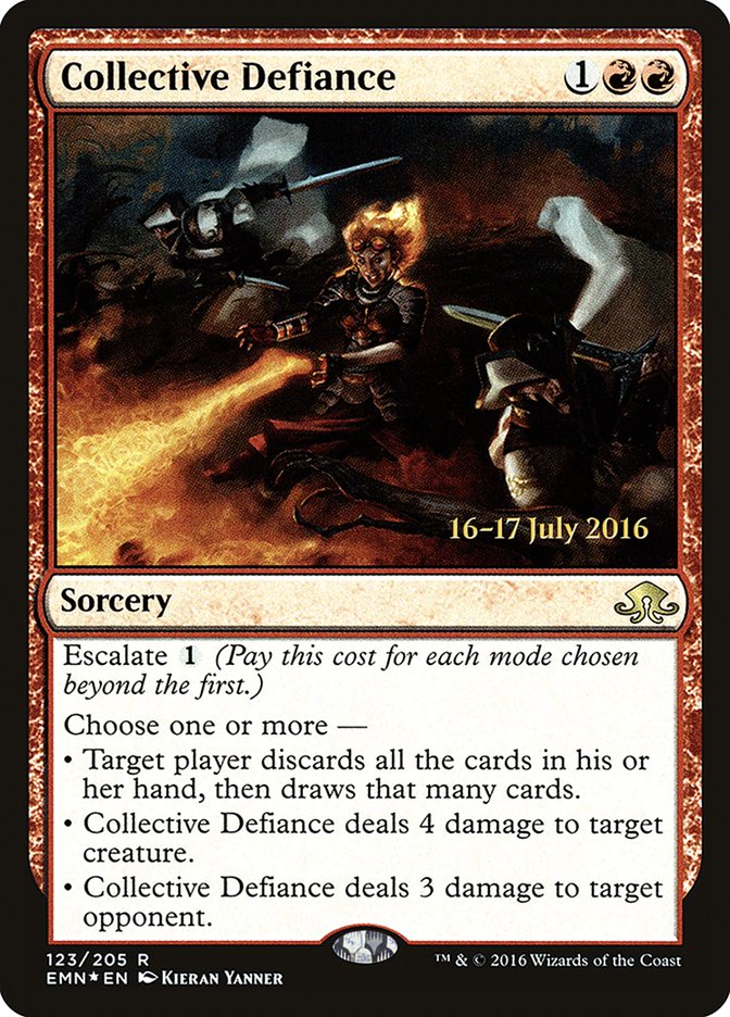 Collective Defiance [Eldritch Moon Prerelease Promos] | Card Merchant Takapuna