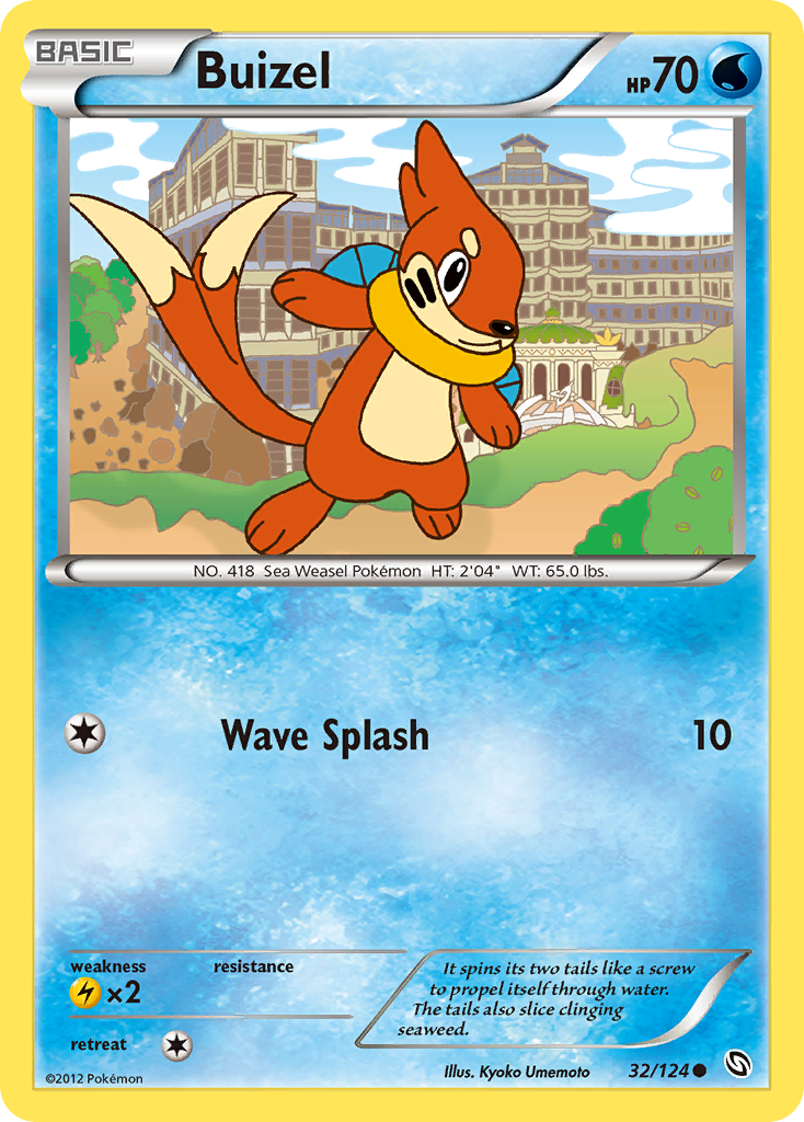 Buizel (32/124) [Black & White: Dragons Exalted] | Card Merchant Takapuna