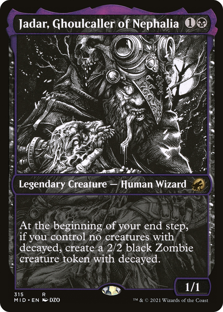 Jadar, Ghoulcaller of Nephalia (Showcase Eternal Night) [Innistrad: Midnight Hunt] | Card Merchant Takapuna