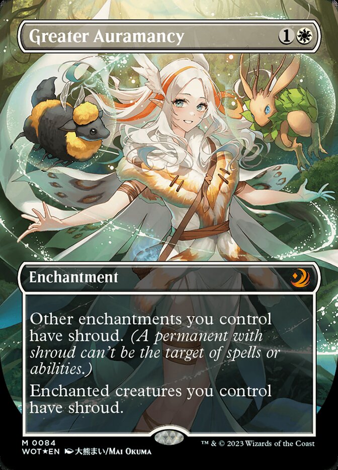 Greater Auramancy (Anime Borderless) (Confetti Foil) [Wilds of Eldraine: Enchanting Tales] | Card Merchant Takapuna