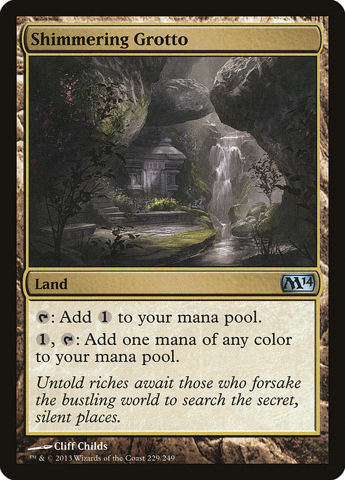 Shimmering Grotto [Magic 2014] | Card Merchant Takapuna