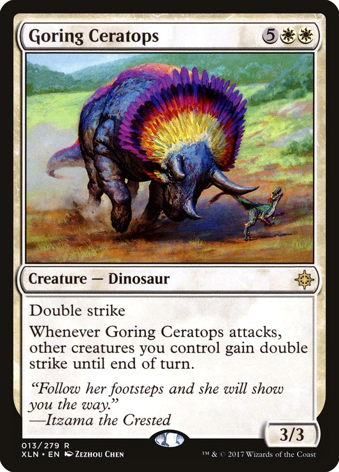 Goring Ceratops [Ixalan] | Card Merchant Takapuna