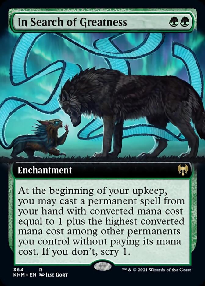 In Search of Greatness (Extended Art) [Kaldheim] | Card Merchant Takapuna