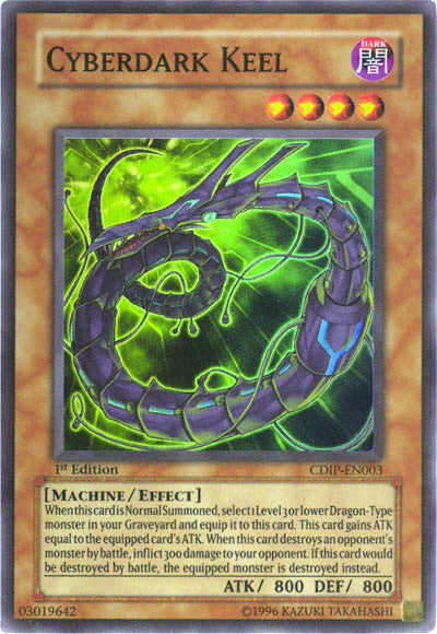Cyberdark Keel [CDIP-EN003] Super Rare | Card Merchant Takapuna