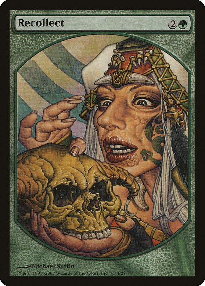 Recollect [Magic Player Rewards 2007] | Card Merchant Takapuna