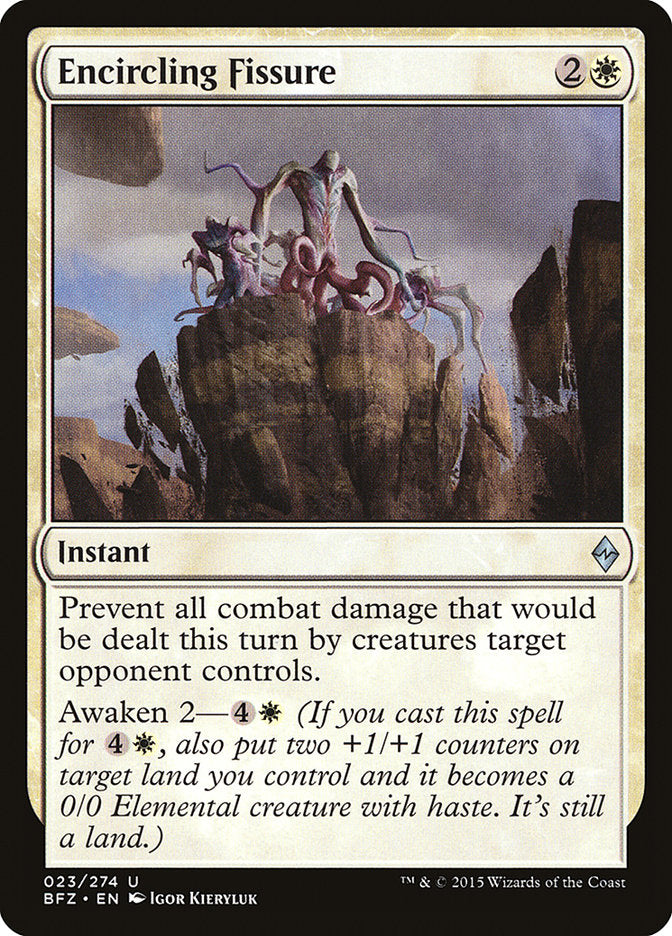 Encircling Fissure [Battle for Zendikar] | Card Merchant Takapuna