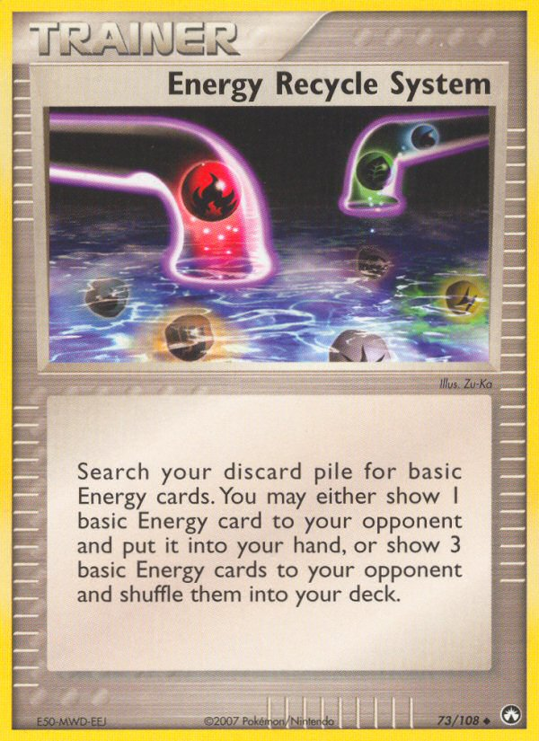 Energy Recycle System (73/108) [EX: Power Keepers] | Card Merchant Takapuna