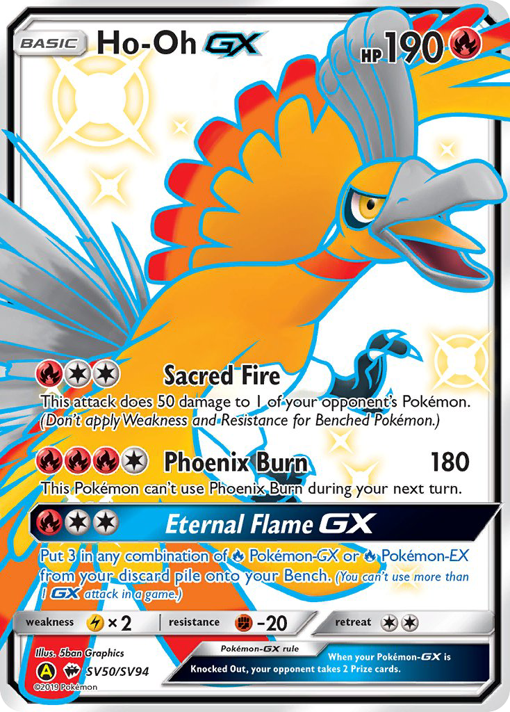 Ho-Oh GX (SV50/SV94) [Sun & Moon: Hidden Fates - Shiny Vault] | Card Merchant Takapuna