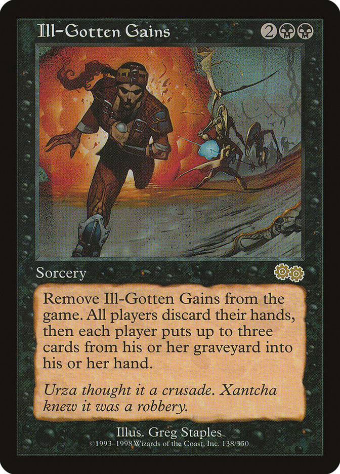 Ill-Gotten Gains [Urza's Saga] | Card Merchant Takapuna