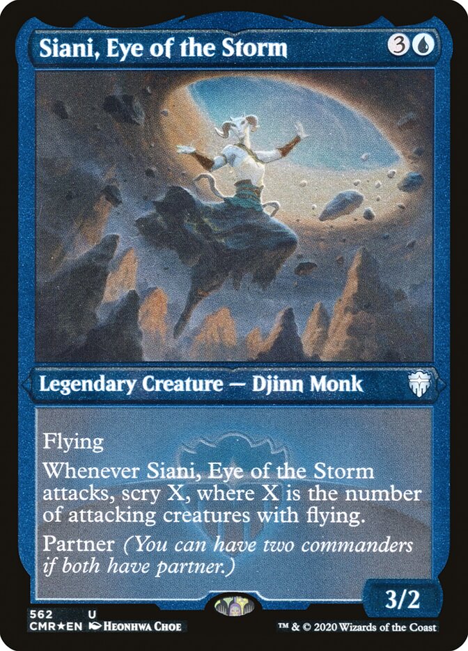 Siani, Eye of the Storm (Etched) [Commander Legends] | Card Merchant Takapuna