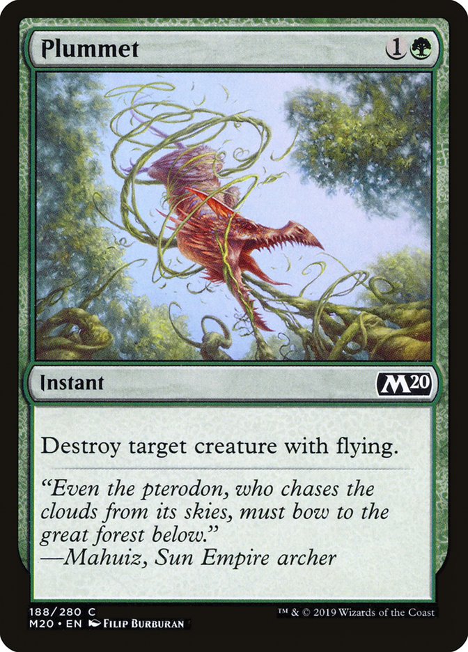 Plummet [Core Set 2020] | Card Merchant Takapuna