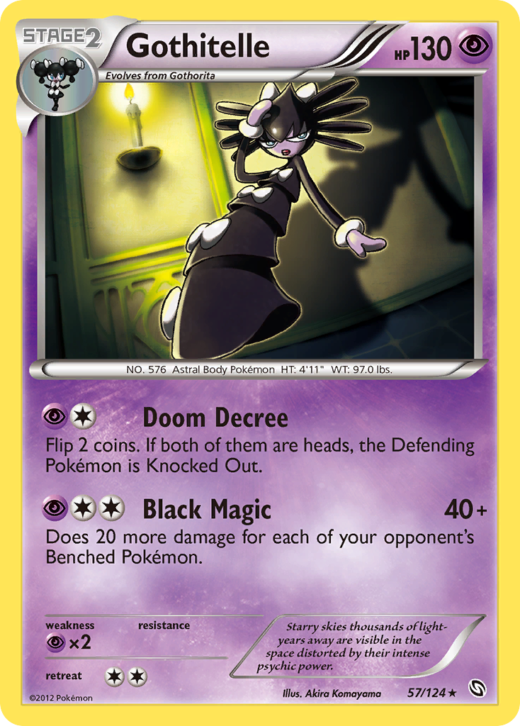 Gothitelle (57/124) [Black & White: Dragons Exalted] | Card Merchant Takapuna